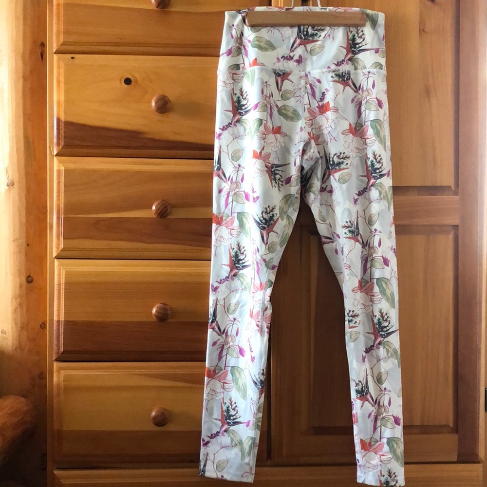Glyder leggings floral print size small